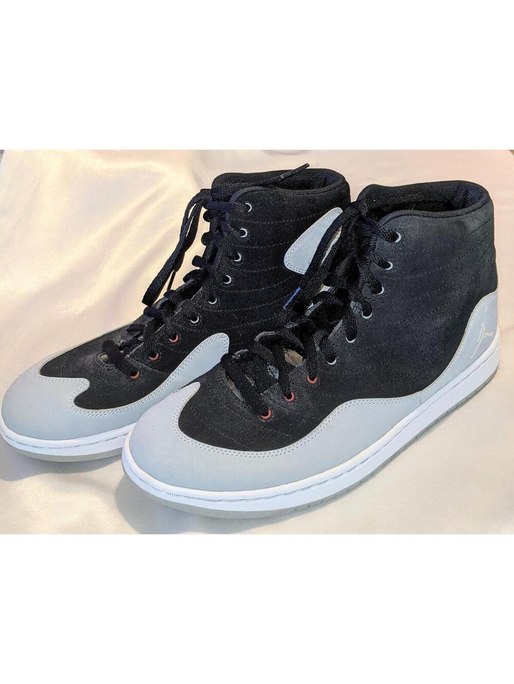 NIKE Air Jordan SOG Black Cement High Top Athletic Sneakers AR4493-003 Size 11.5 - Picture 2 of 11